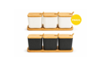 JUEGO X3PCS - TARROS CERAMICA