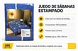 JUEGO DE SABANAS 1 PLAZA C/DISEÑO - (895)