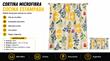 CORTINA P/COCINA ESTAMPADA C/ PASA CANO