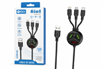 CABLE USB 6 EN 1 - IBEK (X1PCS)