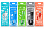 CABLE EN BOLSA TIPO C (X5 UNIDADES)