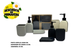 SET DE BANO CERAMICA- 3PCS
