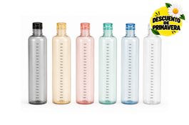 BOTELLA DE VIDRIO DEGRADE 1L
