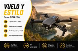 DRONE E88 PRO PLEGABLE C/ CONTROL