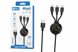 CABLE USB 6 EN 1 - IBEK (X1PCS)