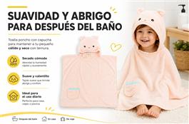 BATA BANO C/CAPUCHA INFANTIL