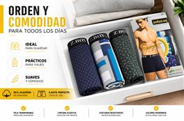 PACK X3PCS - BOXER DE HOMBRE