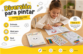 CUADERNO CON MARCADORES + STICKERS (938)