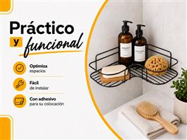 ESTANTE ORGANIZADOR DUCHA (ESQUINERO)