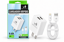 CARGADOR USB - LIGHTNING C/ 2 USB - 5A