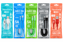 CABLE EN BOLSA TIPO C (X5 UNIDADES)