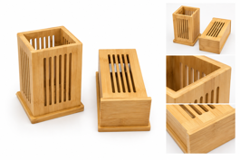ORGANIZADOR DE CUBIERTOS INDIVIDUAL - MADERA