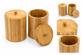 ORGANIZADOR CIRCULAR GRANDE - BAMBU