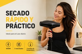SECADOR DE PELO 1600W - SUONO