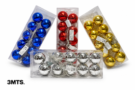ESFERA NAVIDAD COLORES C/LUCES (25-12)