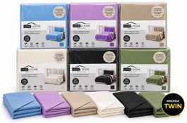 JUEGO SABANA COMBINADA LOVE AND HOME - TWIN