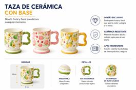 TAZA CERAMICA C/DISEÑO (JF-576)
