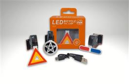 LUZ LED P/BICI CON DISENO