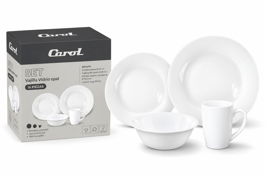 JUEGO DE VAJILLA BLANCO 16PCS - CAROL