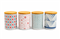 FRASCO C/DISEÑO C/TAPA BAMBU - CERAMICA